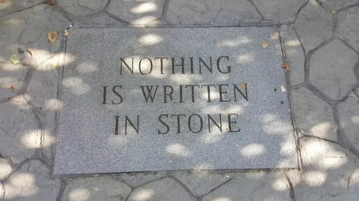 8. The Person Who Wrote This on Stone