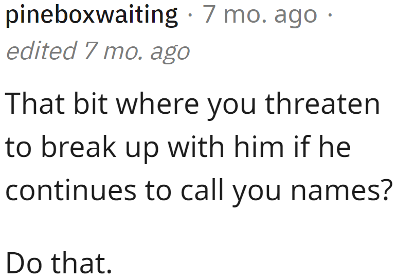 It's time to part ways with the bad boyfriend.
