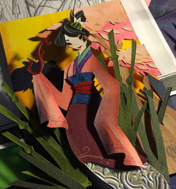 Mulan & Mushu from Mulan