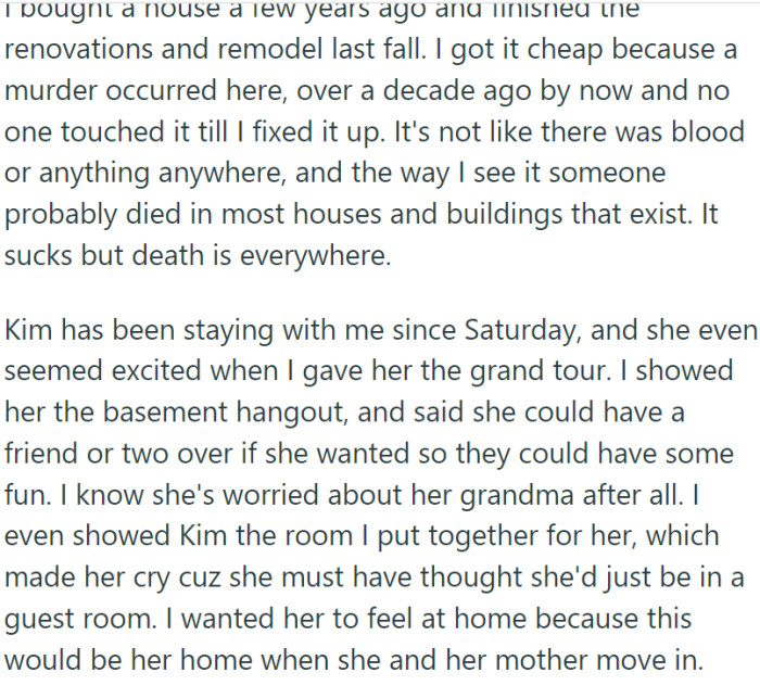 He bought a house at a steal because it was known as a 'murder house'