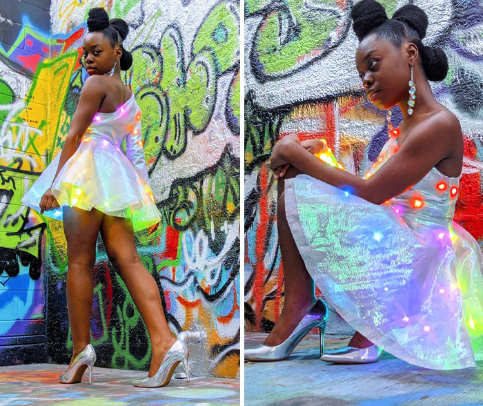 21. I Designed An LED Wearable Dress