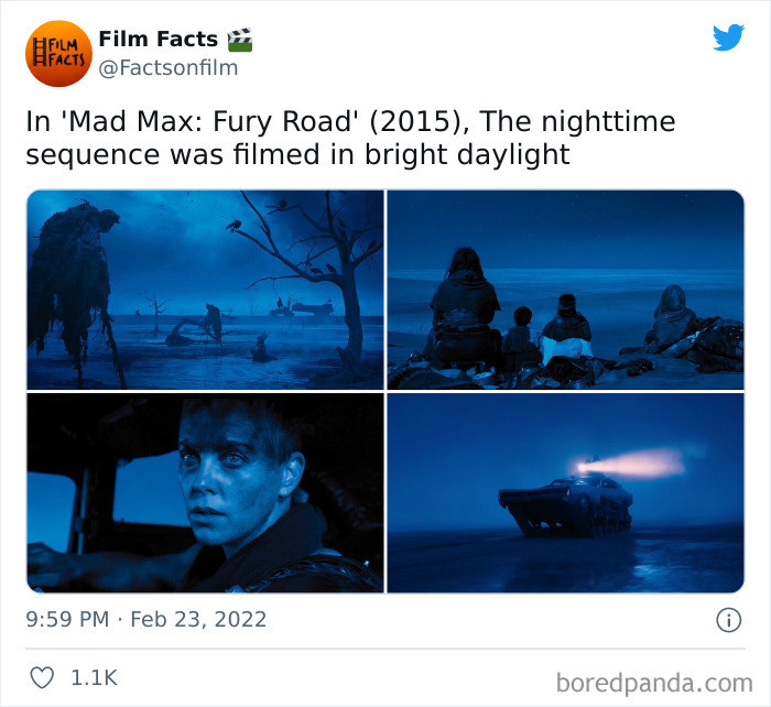 28. The movie Mad Max: Fury Road