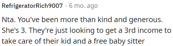 OP has been very kind and generous.