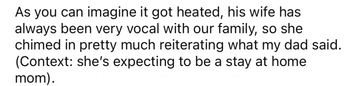 The conversation quickly became heated.