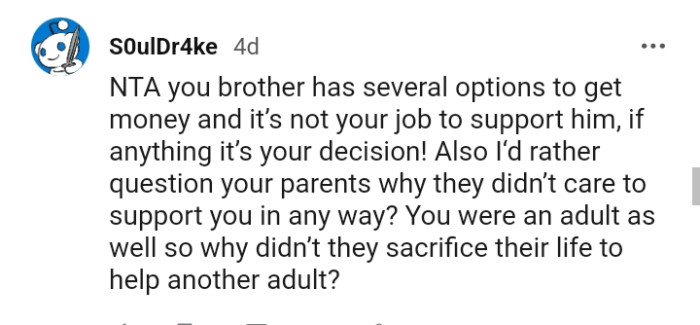 Why didn't they sacrifice themselves to help another adult?