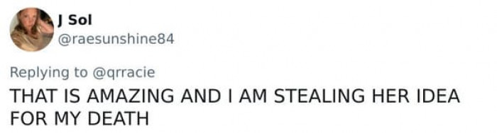 This person intends to steal Jodie's idea