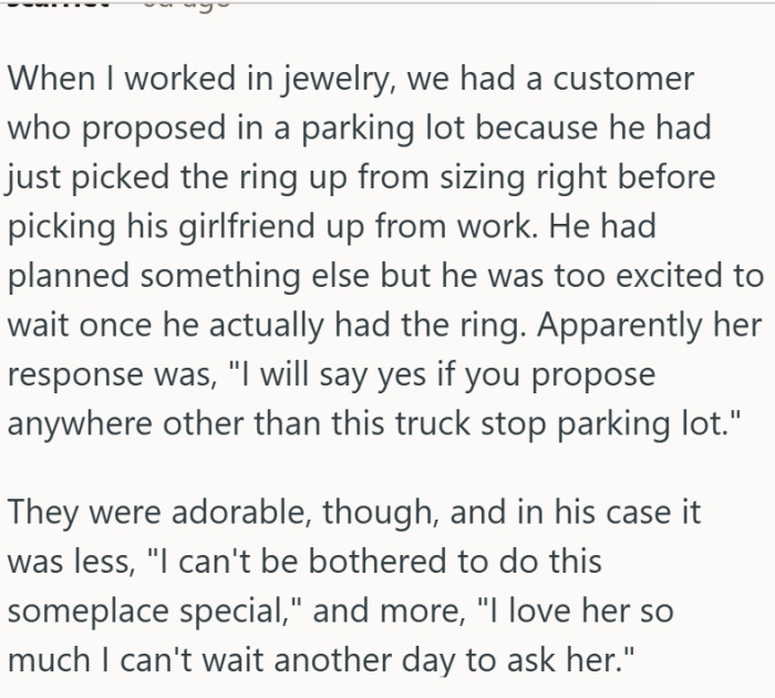 Well, this was quite different, right?