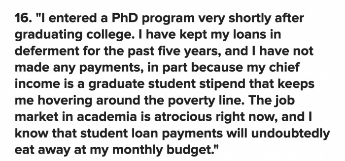Investing in your education wouldn't be worth it if it means living paycheck to paycheck for the rest of your life.