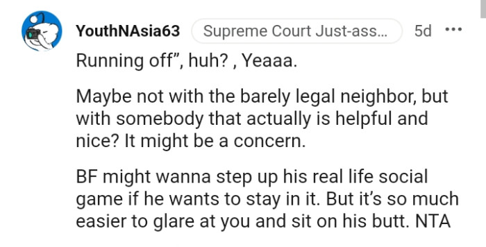 It's so much easier to glare at you