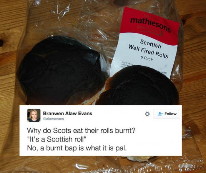 10. Eating charred rolls.