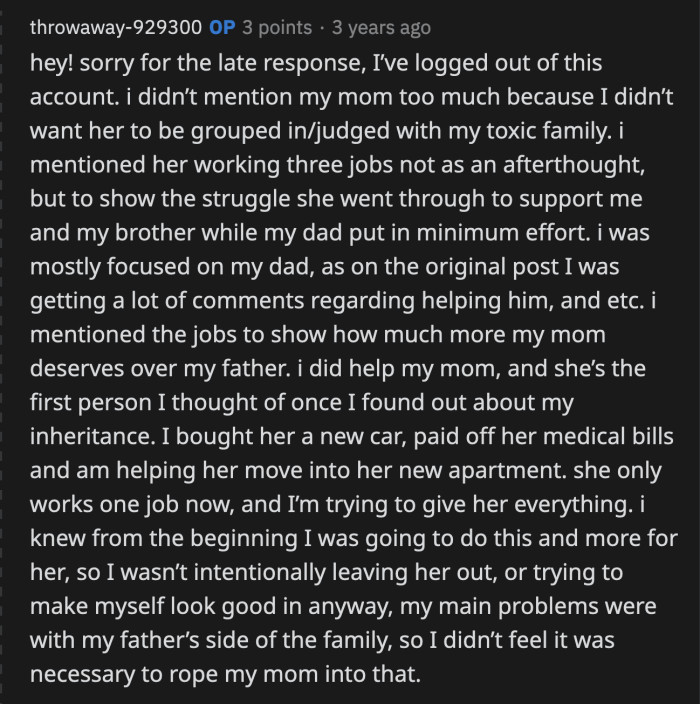 She also shared how she helped her mom with her debts and shed light on their relationship