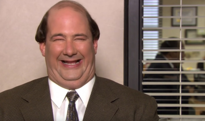 4. This could be an obvious one: Kevin's voice is far from the real voice of Brian Baumgartner, the actor who played him
