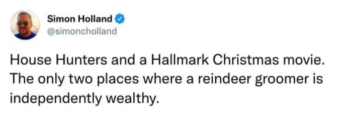 12. Where a reindeer groomer is independently wealthy