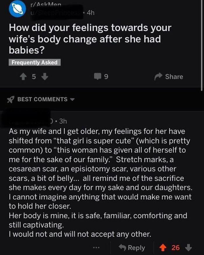 6. What a loving husband!