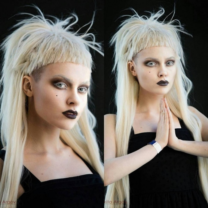 14. Here, she is cosplaying as Yolandi Visser from Die Antwoord