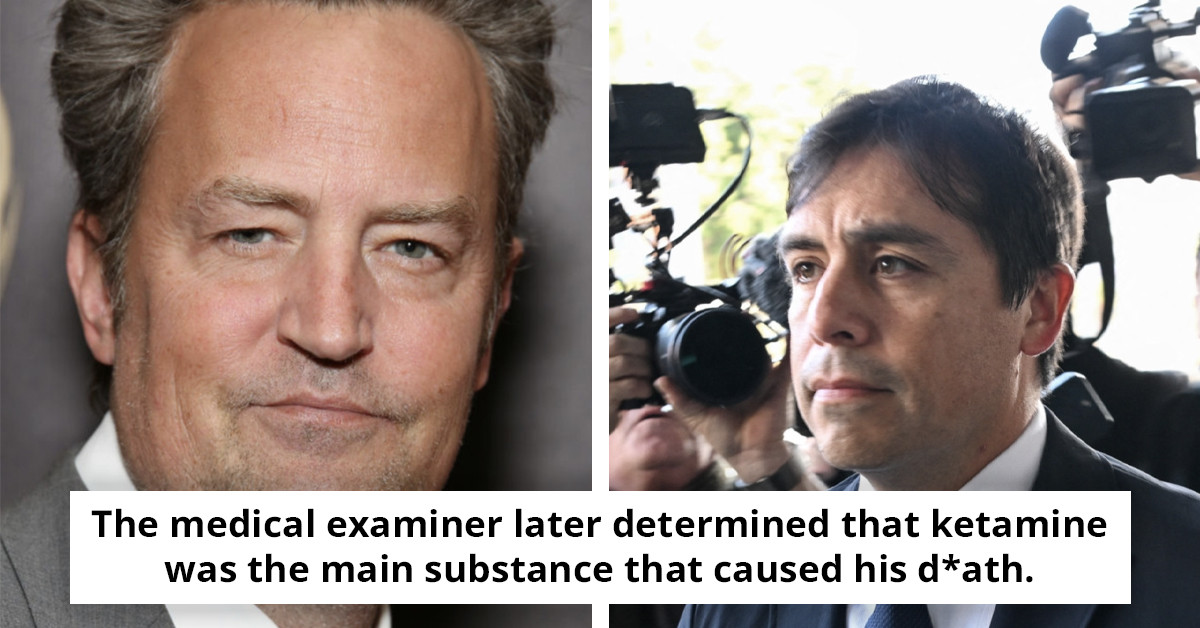 Physician sentenced to jail for illicitly distributing ketamine to Matthew Perry