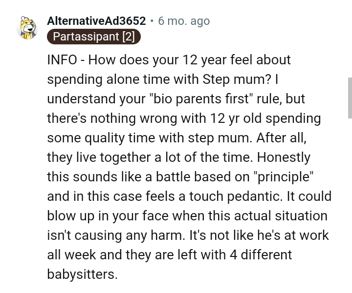 It's not like he's always working