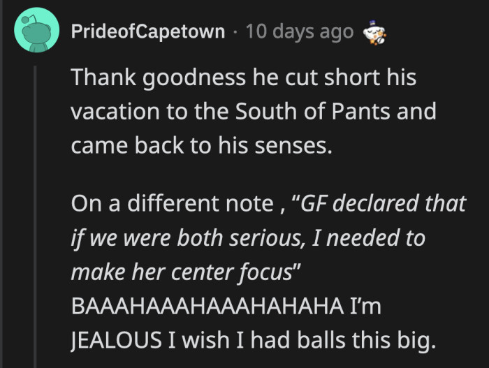 It almost cost him his autonomy and eventually his relationship with his family