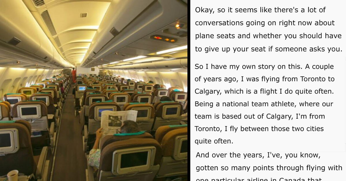 Female Olympian Discusses Seat Selection On Airplanes After Entitled Couple Asks Her To Switch Seats With Them