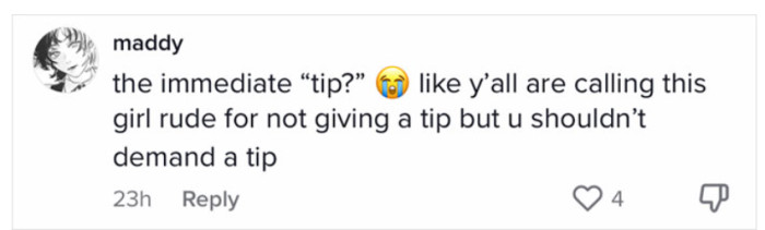 But not everyone sided with Amy: