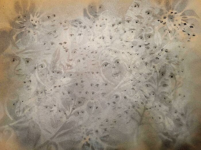 25. Woman with Schizophrenia Drew What She Saw on Her Walls