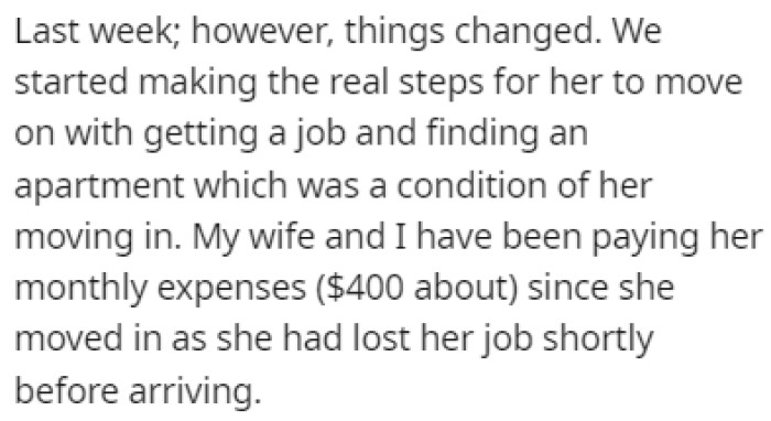 Last week, things changed