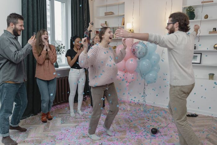 Gender reveal parties – extremely cringe.