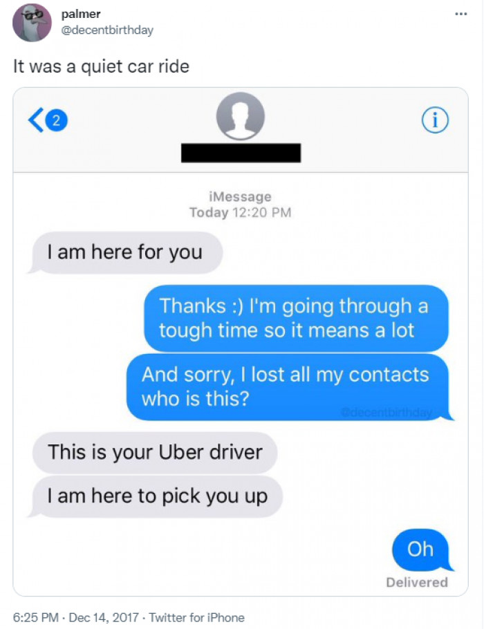 8. Someone should tell her it's not all about her and her feelings.