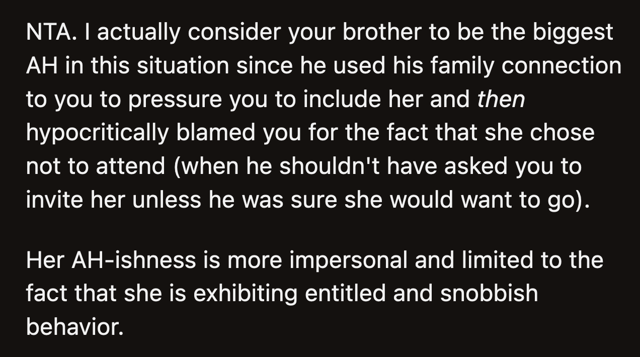 OP's brother should stop nagging her about Mary. They don't get along, and he has to find a way to be okay with that.
