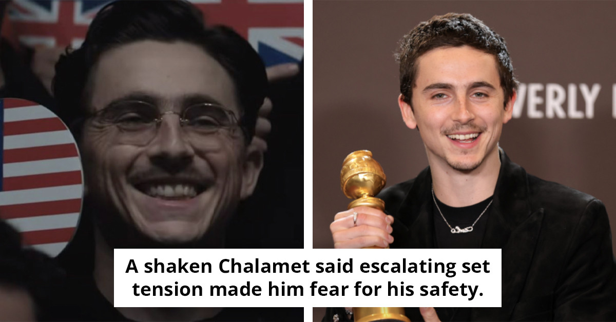 Timothée Chalamet shares unsettling encounter with fellow actor on the set of Marty Supreme
