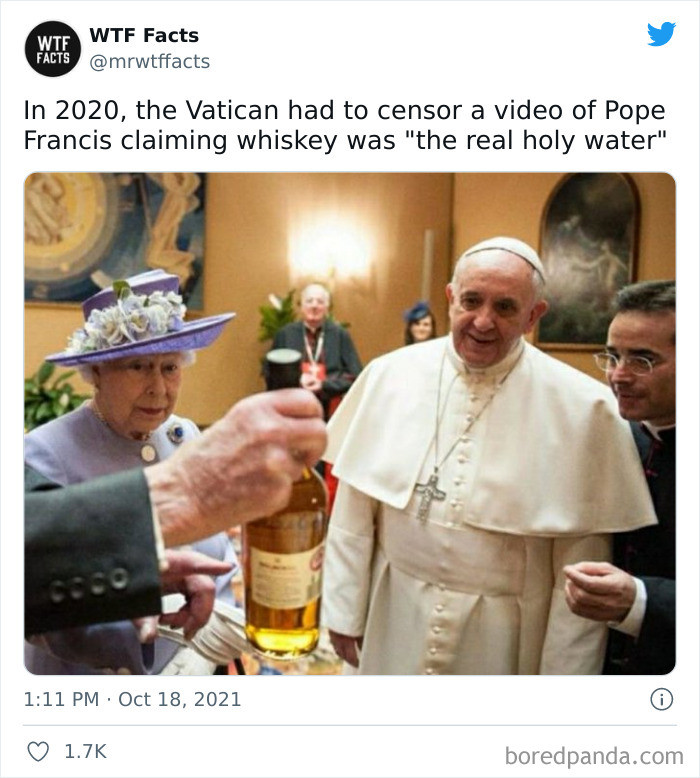 15. The Vatican censored a video