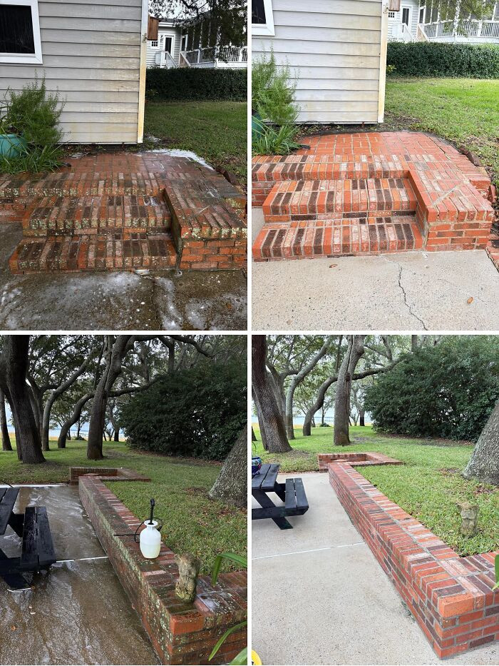"Brick Is Always The Most Satisfying To Clean"
