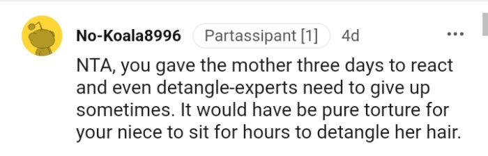 It would have been pure torture for the little girl