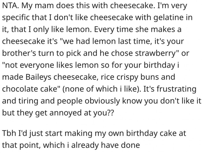 9. Some people enjoy ignoring others' wishes.