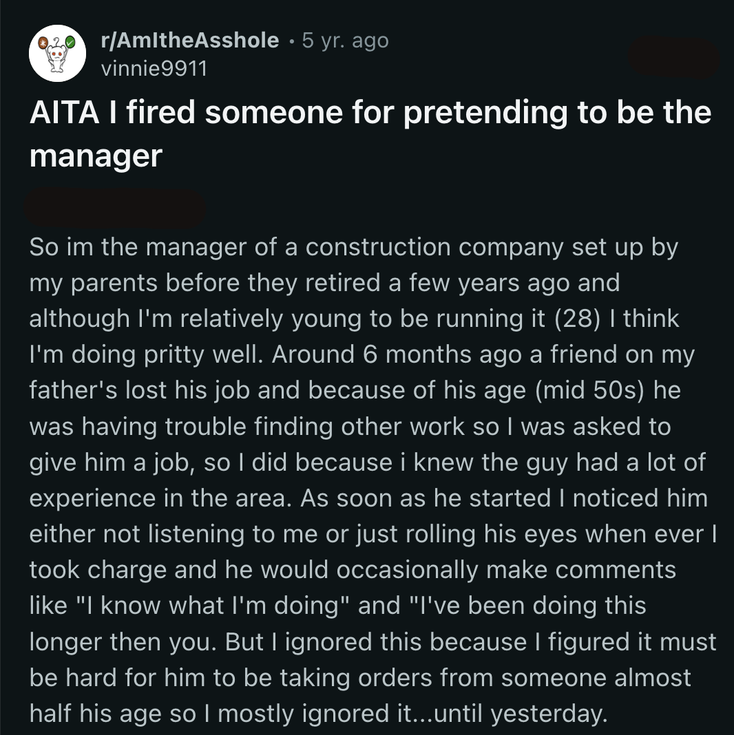 OP confronted their family friend. He didn't deny any of the accusations and claimed he knew how to run the company better than OP.