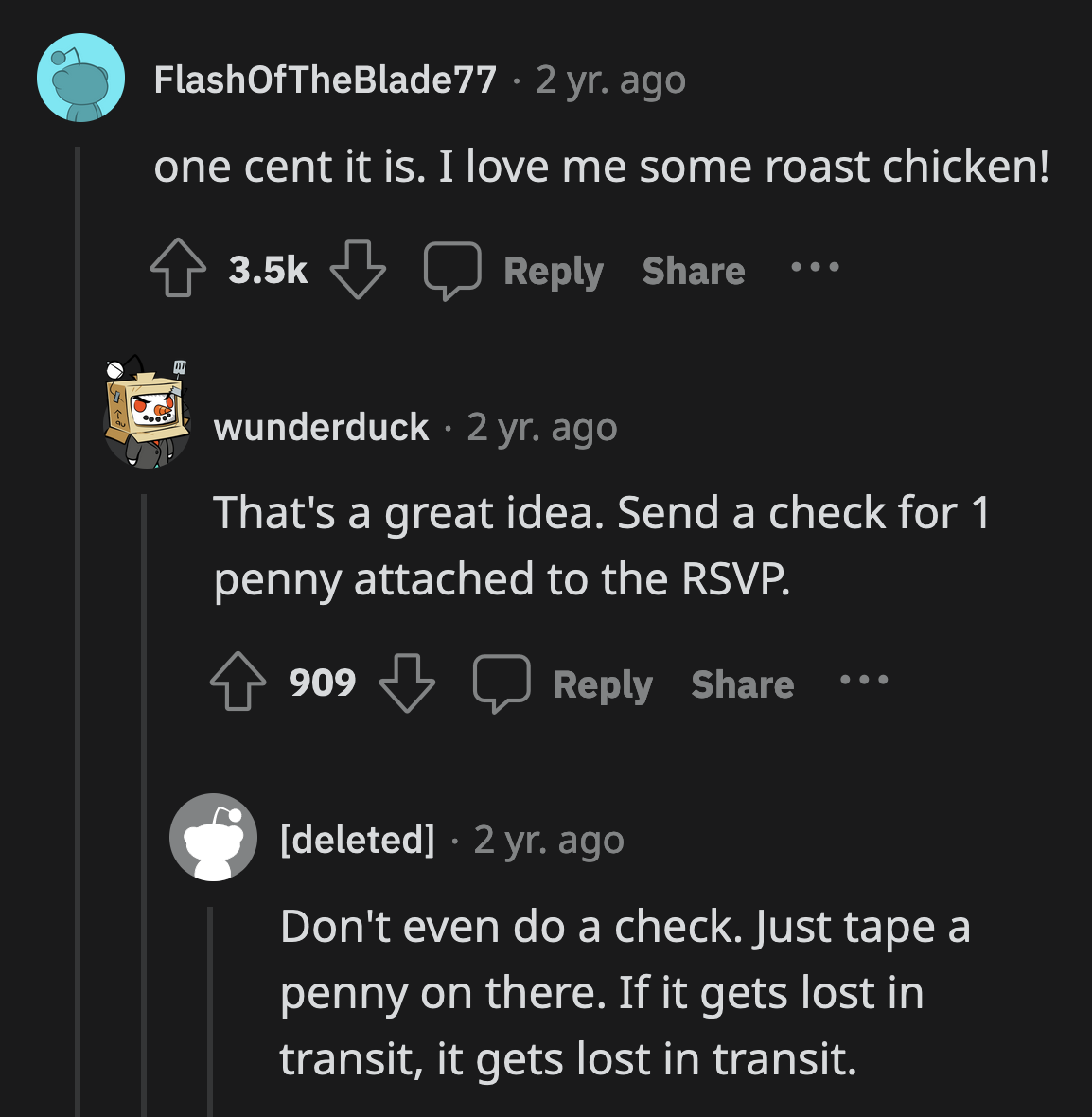 They didn't set a lower price that could allow guests to choose the roast chicken or swordfish.