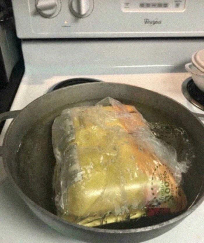 33. Asked My Sister To Boil Chicken And This Is What I Came Home To
