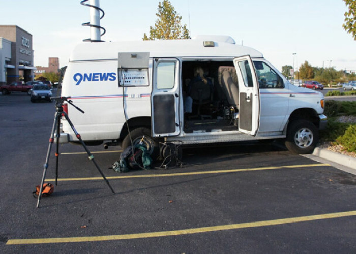 He called the local news