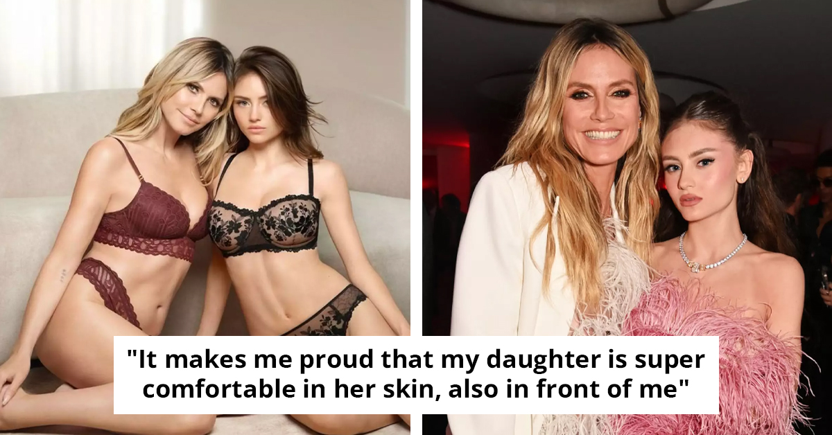 Heidi Klum Faces Backlash For Posing In Lingerie With Daughter Leni—Again