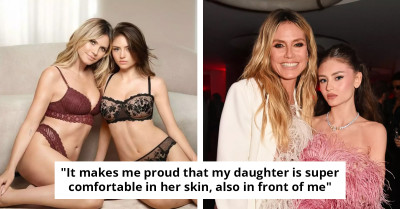 Heidi Klum Faces Backlash For Posing In Lingerie With Daughter Leni—Again