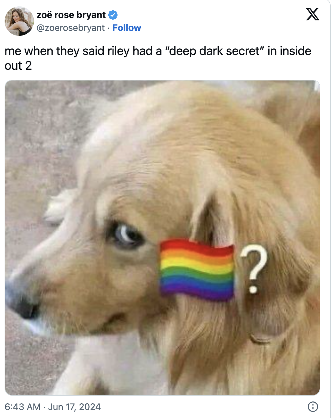 8. Maya Hawke is inside her brain... how can Riley not be gay? Kidding, this is all in good fun!