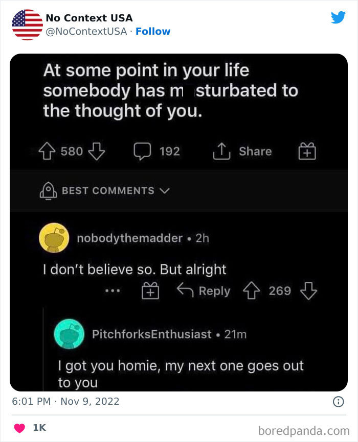 9. Now they can be sure that someone did that.