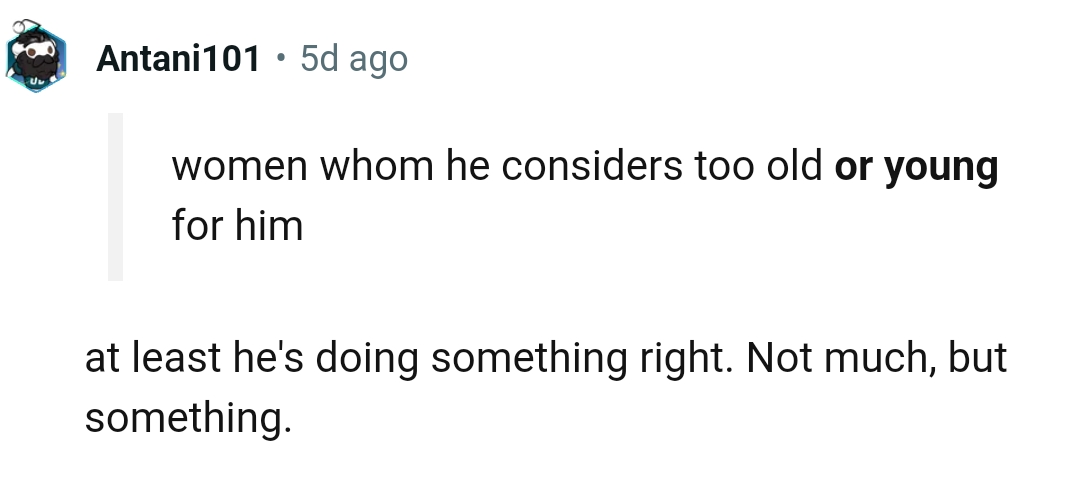 He's Doing Something Right