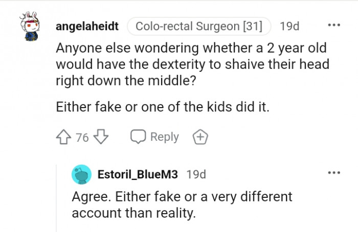 The story is either fake or one of the kids did it