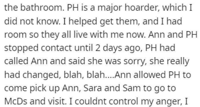 They're all living with OP now