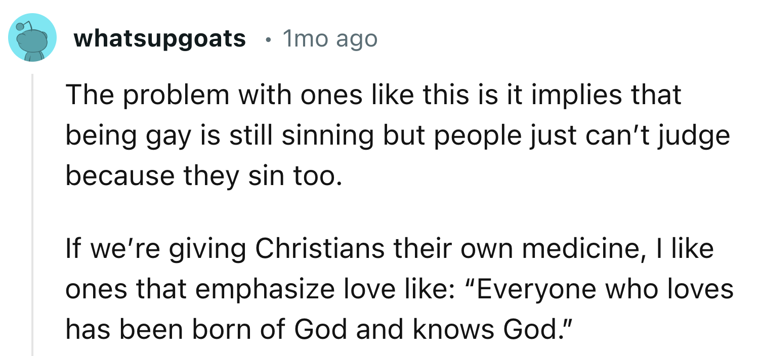 People Think That Being Gay Is Still Sinning