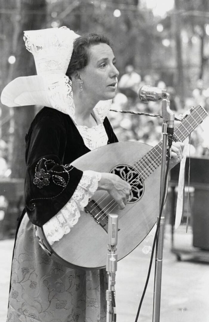 "Sonia Malkine Performing At The Florida Folk Festival, White Springs, Florida, 1970"