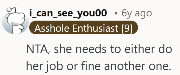 Not much sympathy there, just a belief that the job should speak for itself.