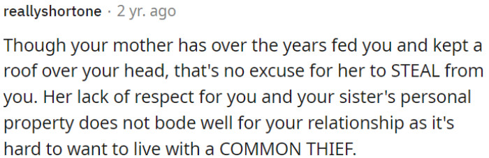 This Lack of Respect Can Strain Their Relationship, as It's Difficult to Live with Someone Who Behaves Like a Thief.