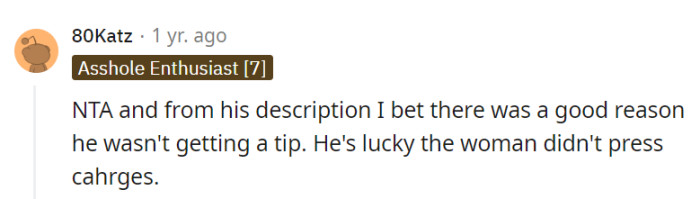 Harry was probably no stranger to complaints, and he's lucky legal trouble was all he avoided.